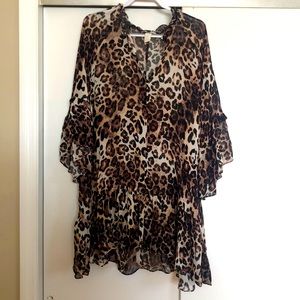 Leopard print dress